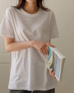 8DA27902KK_1+1 러캉 썸머 슬라브 반팔티