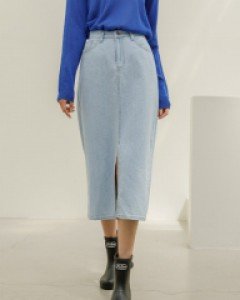 8DA27959KK_우핏 썸머 앞트임 데님스커트