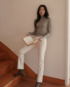 5EJ292AA_[재입고특가]꿀스판 양기모 일자팬츠