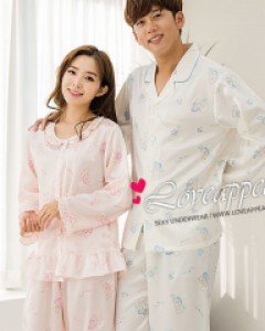 [러브어필]곰돌이 하트 커플잠옷(2673C,2161P)웨딩촬영커플룩,결혼선물