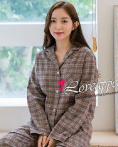 [러브어필] 국산 건강에 좋고 따뜻한 순면 압축기모 상하 여자잠옷(WP9516)수면잠옷 겨울용