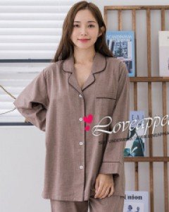 [러브어필] 국산 건강에 좋고 따뜻한 순면 압축기모 상하 여자잠옷(WP9508)수면잠옷 겨울용