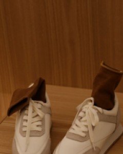 Ark 레더 sneakers