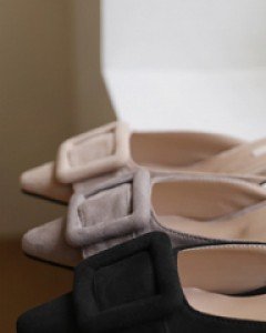 [30%]  vivier suede mule