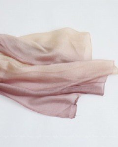 Mon Gradation muffler - 5c silk 100%