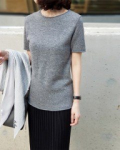 Wool Basic Knit Top - 2c