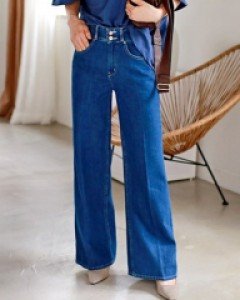 Vector wide soft jean