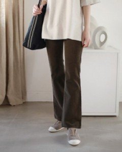 Corduroy Slim Boot Cut Pants