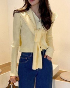 Moment Corrugated Knit Cardigan