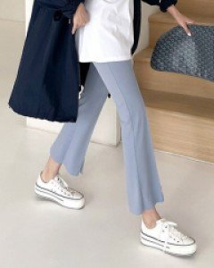 Summer Front Slit Pants