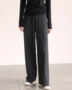 Knit Clear Wide Pants