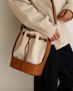 Canvas Bucket Bag