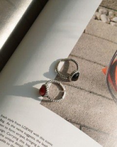 Silver Onyx Ring
