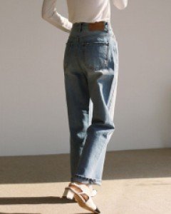 Button Closing Denim