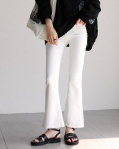 Front Pocket Boot-Cut Pants