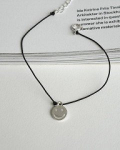 Black Line Silver Smile bracelet