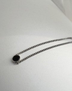 Onyx Silver Bracelet