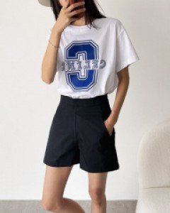 C Lettering Half Tee