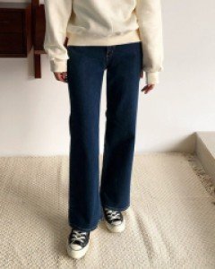 Two Button Straight Denim