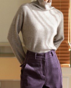 Soft Raccoon Turtleneck