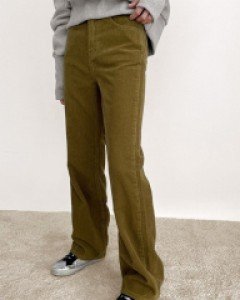 Straight Corduroy Pants