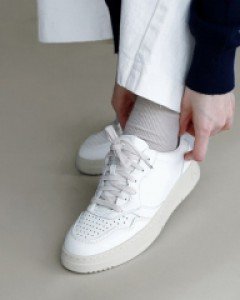 Lead Leather Sneakers