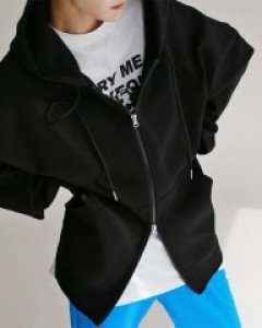 Long & Loose Hood Zip-up