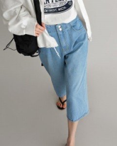 Two Button 7bu Denim Pants