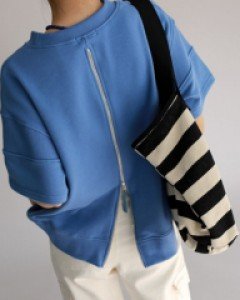 back Zipper Sweatshirt