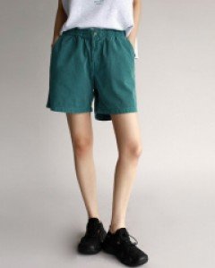 Vintage washing half-length pants