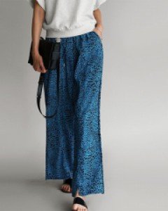 Wide Leopard Pants