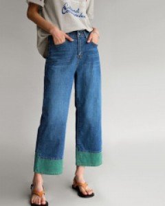 Green Coloring Denim