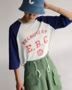 BICOZ Raglan 7bu Sleeved Tee