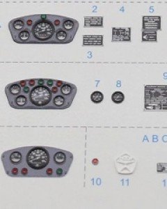 [Quinta Studio][3D인테리어 데칼] 트럼페터 1/35 러시아 GAZ-66 시리즈용