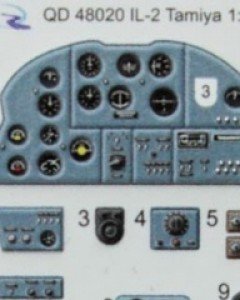 [Quinta Studio][3D인테리어 데칼] 타미야 1/48 일류신 IL-2 슈투르모빅용