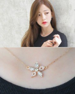 목걸이플라워빈 neck (15N110) [2Color]