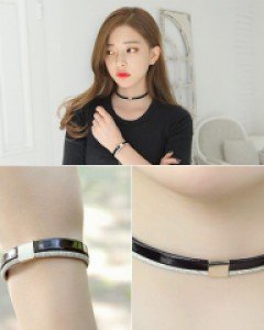 팔찌,목걸이set뉴문 set (15S049) [4color]