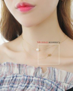 목걸이스타시럽 (16NG299) [1color]