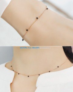 목걸이,팔찌 세트스파넬 set (16SS169) [2color]
