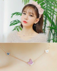목걸이보랏빛향기 necklace (17N472) [2color]