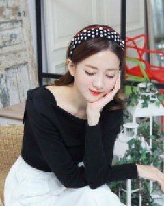 헤어밴드복고풍 소녀(17H020) [2color]