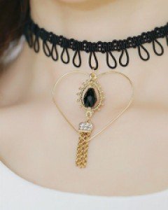 목걸이하트퀸 necklace (17N508) [2color]