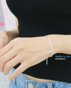 팔찌실버티 bracelet (17BS601) [1color]