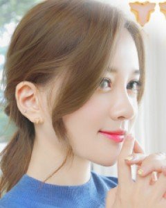 귀걸이핑크시모 (17E364) [2color]