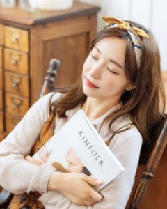 헤어밴드투톤컬러스카프밴드 (17H272) [2Color]