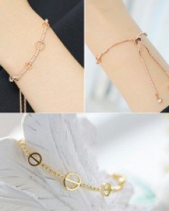 향기에끌려 큐빅팔찌 (18B680) [3color]