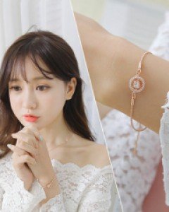 소니아 큐빅써클팔찌 (18B691) [2color]