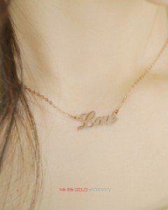 로드러브 14k 18k 목걸이 (ARN046) [2type,2color]