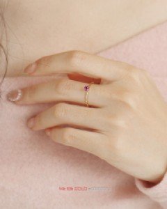 르보에 14k 18k 반지 (ARR019) [2type,2color]