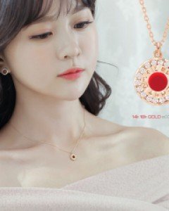 글리터 14k 18k 목걸이 (ARN050) [2type,2color]